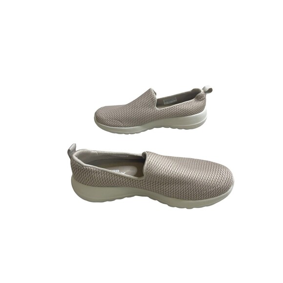 Skechers Womens Gowalk Joy SN 15600 Taupe Tan Casual Shoes Sneakers Size 7.5 - Picture 5 of 12